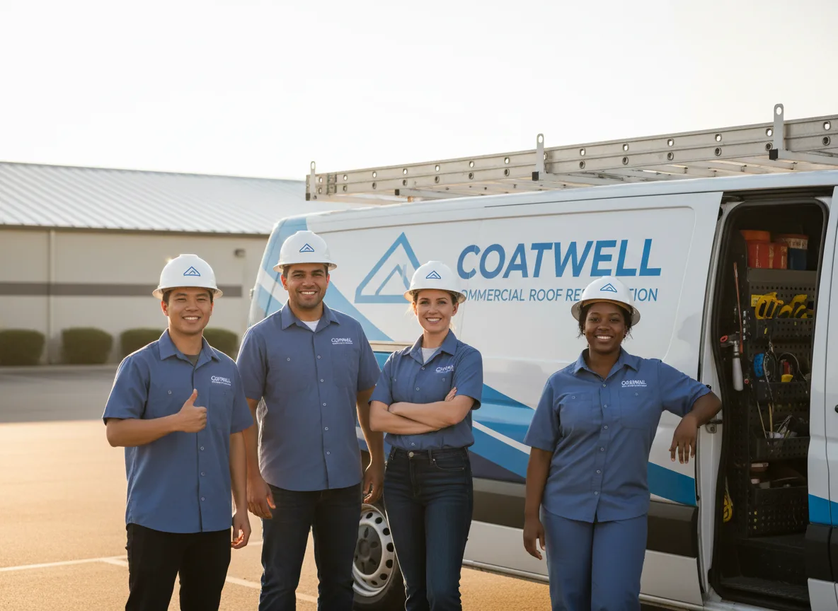 Commercial roof coating company in Rosston, OK
